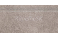 Rako DCP84589 KAAMOS dlažba-schodovka Béžovošedá 39,8x79,8x1cm matná,rektif, mraz,R10,1.tr