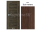 PORTA Doors SET Rámové dvere VERTE PREMIUM A.0 Plné, 3Dfólia Dub Havana+zárubeň