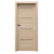 PORTA Doors SET Rámové dvere VERTE PREMIUM A.0 Plné, 3Dfólia Buk Škandinávsky+zárubeň
