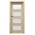 PORTA Doors SET Rámové dvere VERTE PREMIUM A.4 skloMat, 3Dfólia Buk Škandinávsky+zárubeň