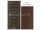PORTA Doors SET Rámové dvere VERTE PREMIUM D.0 Plné, 3Dfólia Dub Havana+zárubeň
