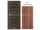 PORTA Doors SET Rámové dvere VERTE PREMIUM D.0 Plné, 3Dfólia Dub Kalifornia+zárubeň