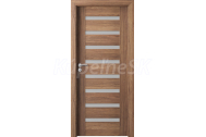 PORTA Doors SET Rámové dvere VERTE PREMIUM D.8 skloMat, 3Dfólia Dub Kalifornia+zárubeň