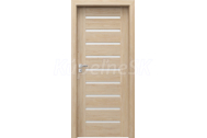 PORTA Doors SET Rámové dvere KONCEPT A9, sklo Matné, 3D fólia Buk Škandinávsky + zárubňa