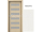 PORTA Doors SET Rámové dvere KONCEPT C6, sklo Matné, 3D fólia Wenge White + zárubňa