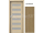 PORTA Doors SET Rámové dvere KONCEPT C6, sklo Matné, 3D fólia Dub Prírodný + zárubňa
