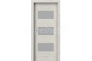 PORTA Doors SET Rámové dvere KONCEPT K3, sklo Matné, 3D fólia Borovica Nórska + zárubňa
