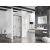 RAVAK Pivot PDOP1 Sprchové dvere do niky/roh.kút  80x190 profilBLACK,skloČíre + vešiak