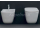 Kerasan TRIBECA závesná WC misa, Rimless, 35x54 cm, biela