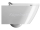 GSI KUBE X závesná WC misa, Swirlflush, 55x36 cm, biela ExtraGlaze