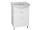 Aqualine ZOJA umývadlová skrinka zásuvková 50,5x74x30 cm, biela 51051A