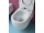 Kerasan FLO závesná WC misa, Rimless, 37x54 cm, biela