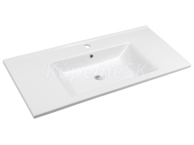 Aqualine ZUNO 100 nábytkové umývadlo 100x45 cm