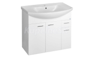 Aqualine ZOJA umývadlová skrinka 82,8x74x34,3cm, biela 51083A