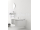 Kerasan NOLITA závesná WC misa, Rimless, 35x55 cm, biela