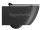 GSI PURA závesná WC misa, Swirlflush, 55x36 cm, čierna dual-mat 881526