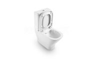 Roca THE GAP Compact WC-kombi misa stojacia kapot.,Rimless,hlboké splach.,VARIOodpad,biele