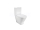 Roca THE GAP Compact WC-kombi misa stojacia kapotovaná, Rimless, VARIOodpad, biele