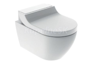 Geberit Tuma Comfort AquaClean elekt.bidet.sed.SC+WCzávesné Rimless,Biela/Sklo