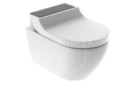 Geberit Tuma Comfort AquaClean elekt.bidet.sed.SCaWCzávesné Rimless,Čierna/Sklo