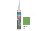 RAKO system ASI 181 Silikónový tesniaci tmel, vodeodolný-protiplesňový,mraz 310 ml, Zelená