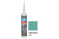 RAKO system ASI 115 Silikónový tesniaci tmel, vodeodolný-protiplesňový, 310 ml, Tyrkysová