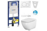 Geberit SET Duofix 111.300.00.5 +WCzávesné Cersanit CASPIA CleanOn+sedSC+ Sigma01 Biela