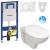 Geberit SET Duofix 111.300.00.5 +WCzávesné Sapho TAURUS+sedSC+ Sigma01 Biela