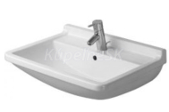 Duravit Starck 3 Washbasin 65 cm Starck 3 with overflow white