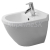 Duravit Starck 3 Bidet wall-mounted Starck 3 Compactwhite, Durafix ,480mm