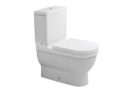 Duravit Starck 3 Toilet close-c. Starck 3 white vario outl., washdown, closed WG