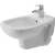 Duravit D-CODE NEW bidet závesný 54,5x35,5cm s prepadom, Biela 22571500002