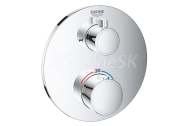 GROHE 24077000 GROTHERM Termostatická podomietková vaňová batéria, Chróm 24077000
