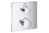 GROHE 24080000 GROTHERM Termostatická podomietková vaňová batéria, Chróm 24080000