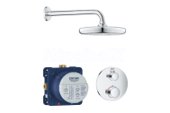 GROHE 34726000 GROTHERM Sprchový termost.set so sprchou Tempesta 210 Chróm 34726000
