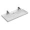 Villeroy & Boch 4156A401 AVENTO umývadlo závesné 100x47 s prepadom,2otv.pre bat, Biela