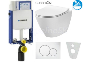 Geberit SET Kombifix 110.302.00.5 +WCzávesné Cersanit CITY OVAL CleanOn+sedSC+Sigma01Biela