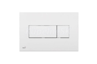 ALCA Ovládacie tlačítko pre predstenové inštalačné systémy, biela-lesk M370