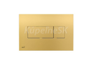 ALCA Ovládacie tlačítko pre predstenové inštalačné systémy, zlatá-lesk M375