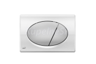 ALCA Ovládacie tlačítko pre predstenové inštalačné systémy, chróm-lesk/mat M73