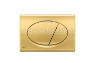 ALCA Ovládacie tlačítko pre predstenové inštalačné systémy, zlatá-lesk M75