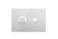 ALCA Ovládacie tlačítko pre predstenové inštalačné systémy, nerez-polomat TURN-INOX