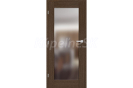 ERKADO SET Rámové dvere FRÉZIA 7 zrkadlové, CPL Laminátové Wenge Dark ST + zárubeň