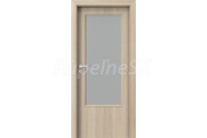 PORTA Doors SET Rámové dvere Laminát CPL, vzor 1.3, Dub Milano 1, sklo činčila + zárubeň