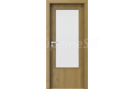 PORTA Doors SET Rámové dvere Laminát CPL, vzor 1.3, Dub Prírodný,sklo činčila + zárubeň