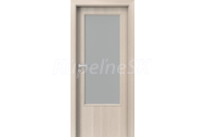 PORTA Doors SET Rámové dvere Laminát CPL, vzor 1.3, Orech Bielený, sklo činčila + zárubeň
