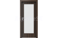 PORTA Doors SET Rámové dvere Laminát CPL, vzor 1.4, Dub Milano 5, sklo činčila + zárubeň