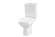 Cersanit CARINA NEW WC-kombi CO univ.odp,bočný prív.vodyased. SC,duropl.EO,Biela K31-044