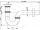 ALCA Sifón umývadlový „U“ DN32 s převlečnou maticou 5/4