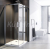 Aquatek ZEUS R14 Rohový sprchový kút 100x80x195cm, dvoje zásuvné dvere, chróm, číre sklo
